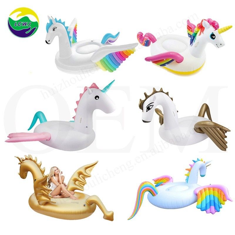 PVC-Plastik-Schwimmbad für Erwachsene 250 cm Einhorn Schwimmbad Schwimmbad Pferd