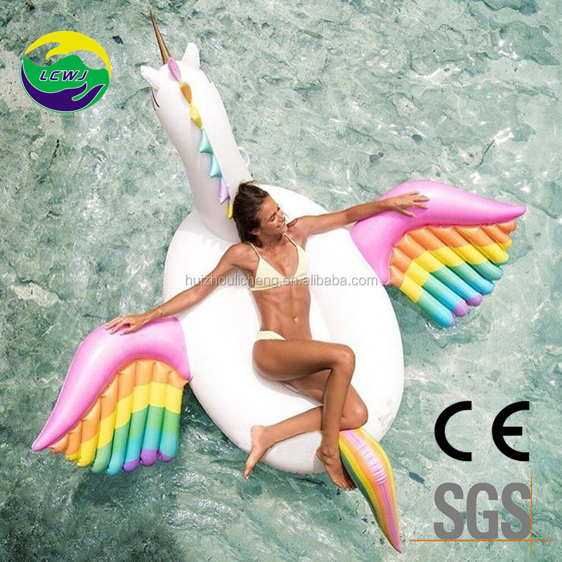 PVC-Plastik-Schwimmbad für Erwachsene 250 cm Einhorn Schwimmbad Schwimmbad Pferd