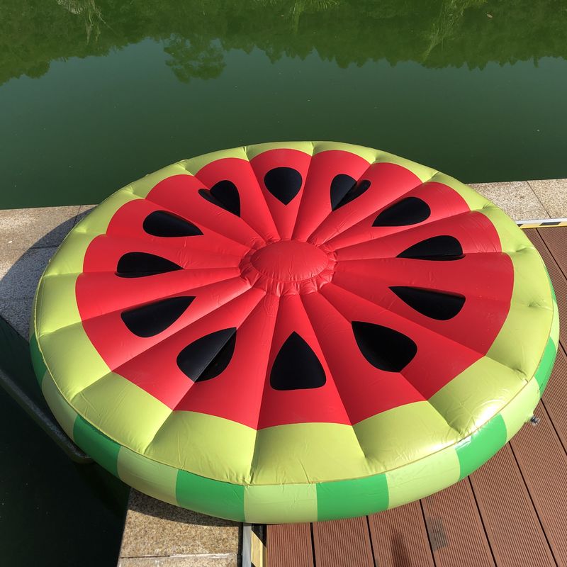 0.3mm 1,5m Wassermelone Schwimmbad Float Aufblasbare Luxus-Pool-Schwimmer für Erwachsene