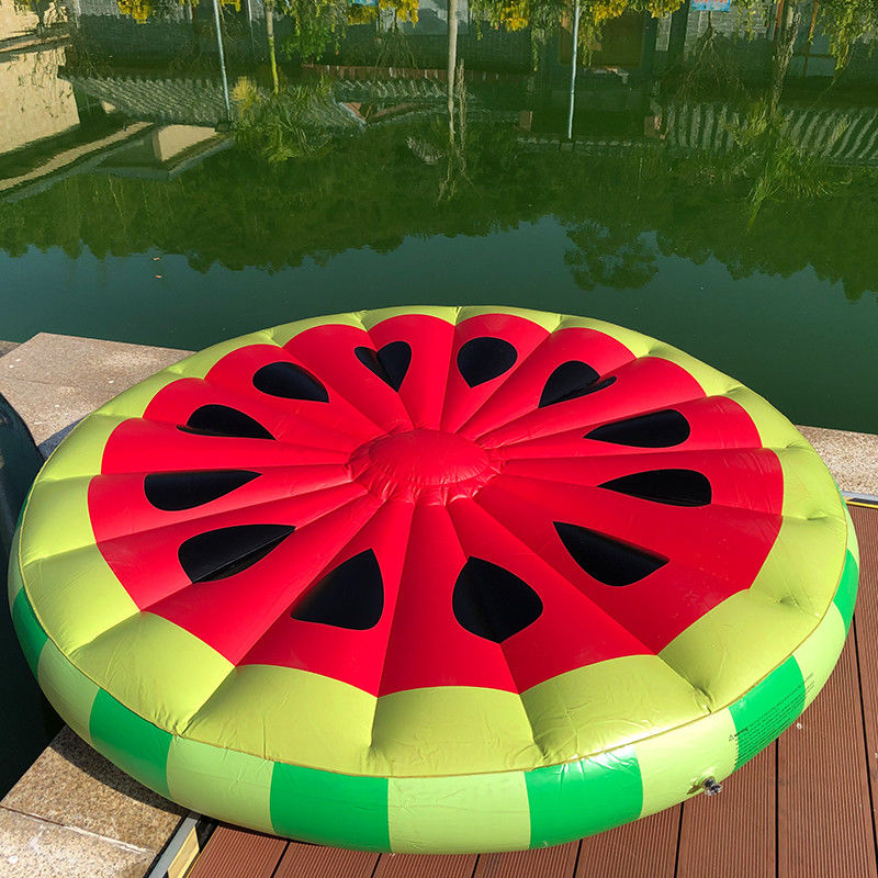 0.3mm 1,5m Wassermelone Schwimmbad Float Aufblasbare Luxus-Pool-Schwimmer für Erwachsene