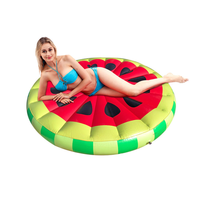 0.3mm 1,5m Wassermelone Schwimmbad Float Aufblasbare Luxus-Pool-Schwimmer für Erwachsene