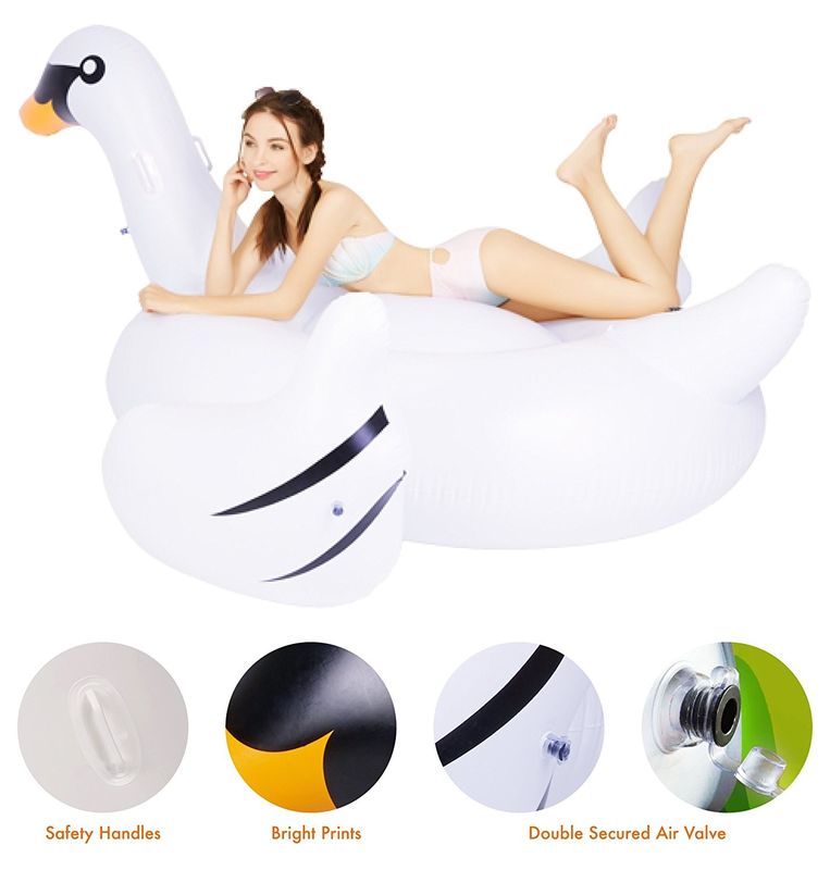 1.5kg Wasserpark Erwachsene Schwimmbad Schwimmbad Großschwimmbad Aufblasbare Schwan Schwimmbad ISO9001