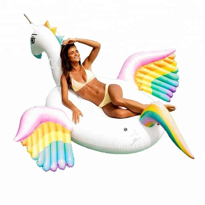 Regenbogen aufblasbares Erwachsenenpool Schwimmbad Schwimmbad Pegasus Schwimmbad für Erwachsene und Kinder