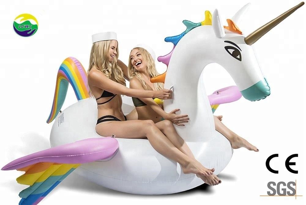 Regenbogen aufblasbares Erwachsenenpool Schwimmbad Schwimmbad Pegasus Schwimmbad für Erwachsene und Kinder