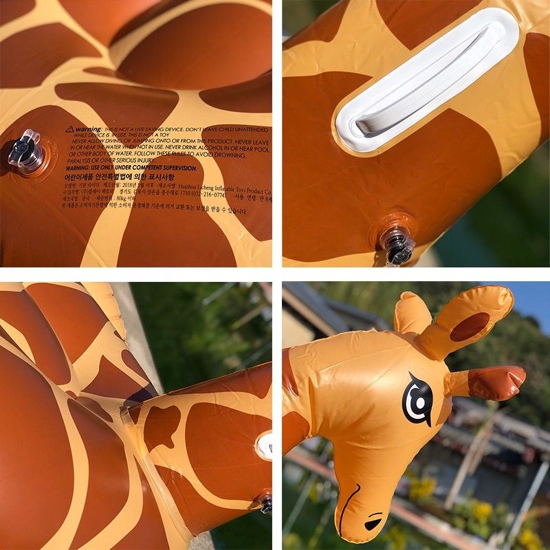 0.32mm dickes Tier Schwimmbad Schwimmbad aufblasbares Outdoor-Riesen Giraffe Schwimmbad