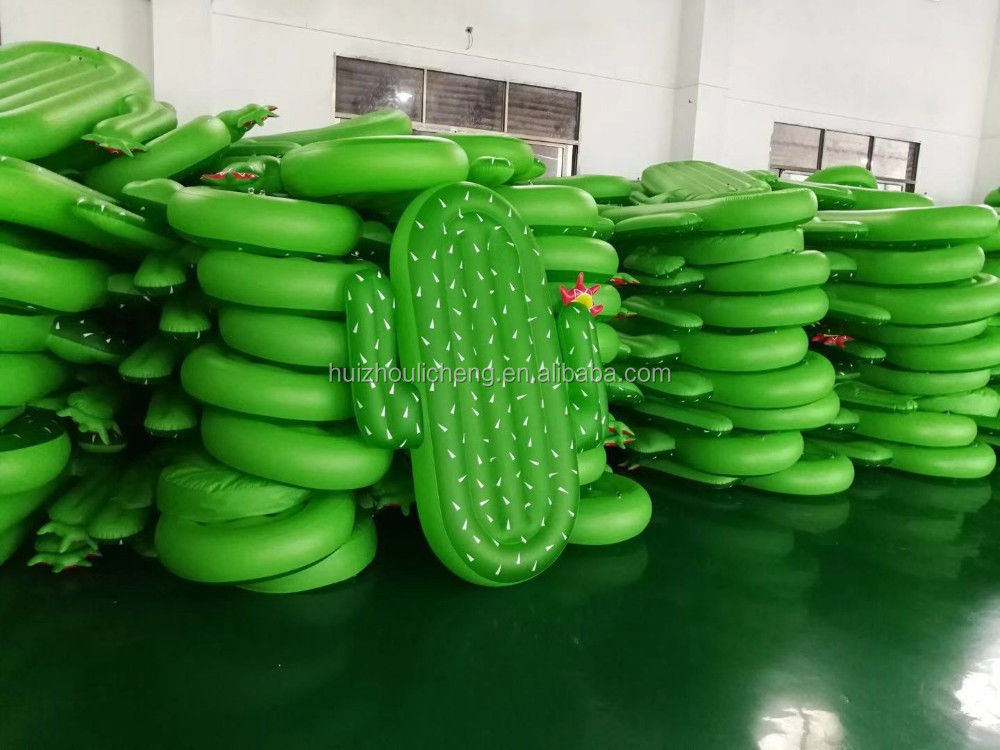 Familie Spaß Kaktus Pool Float Nicht-Phthalate PVC Sommerparty Float Für See
