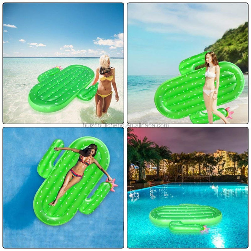 Familie Spaß Kaktus Pool Float Nicht-Phthalate PVC Sommerparty Float Für See