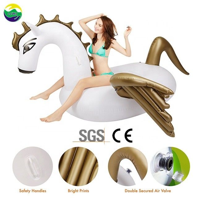 Ökofreundliche Pegasus aufblasbare Schwimmbecken Pferd Erwachsenenspielzeug 250 X 250 X 130cm