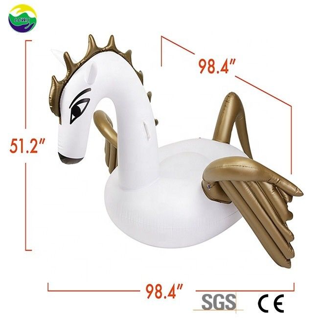 Ökofreundliche Pegasus aufblasbare Schwimmbecken Pferd Erwachsenenspielzeug 250 X 250 X 130cm