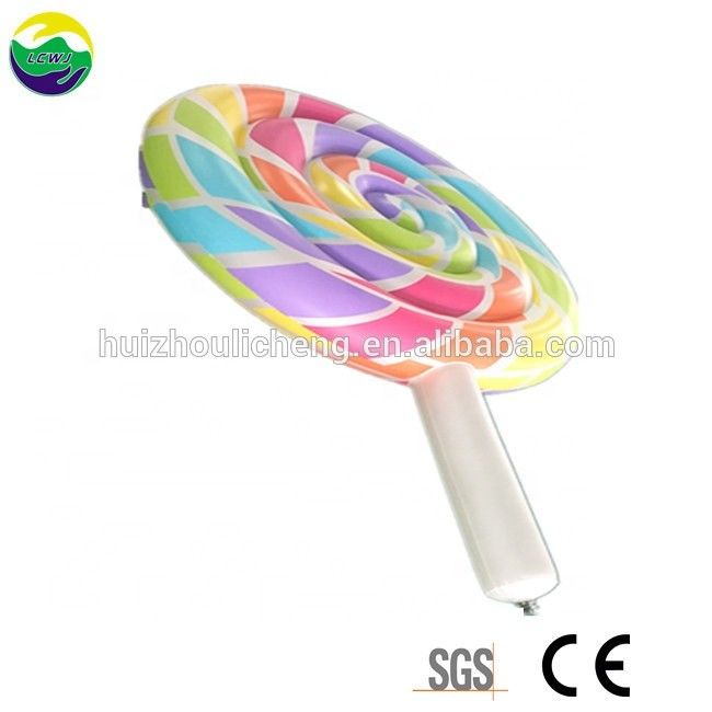 0.3mm Mehrfarbige große Schwimmbecken aufblasbare Lollipop Schwimmbecken 220 x 150cm