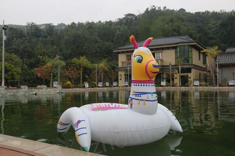 Erwachsene realistische Alpaka aufblasbare Pool Float Llama Schwimmbad Spiele für die Party