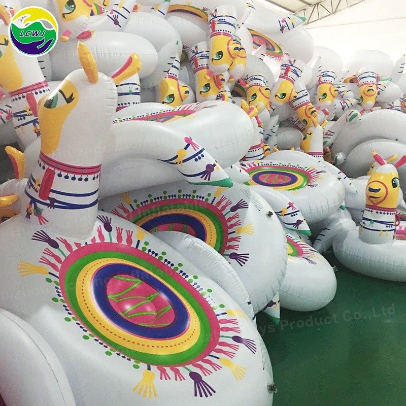 Erwachsene realistische Alpaka aufblasbare Pool Float Llama Schwimmbad Spiele für die Party