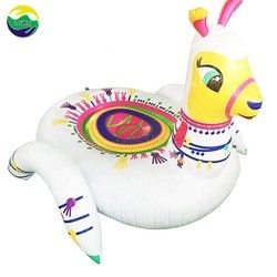 Erwachsene realistische Alpaka aufblasbare Pool Float Llama Schwimmbad Spiele für die Party