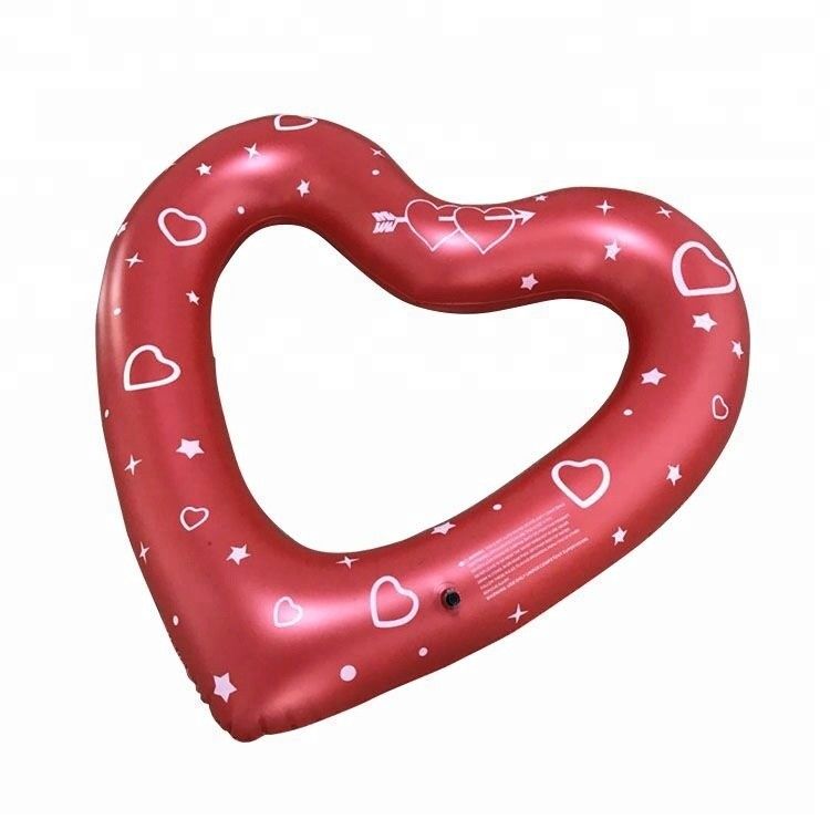 1.5M Wasserschwimmer Kinder Aufblasring Liebe Herz Pool Pool Schwimmer für Erwachsene