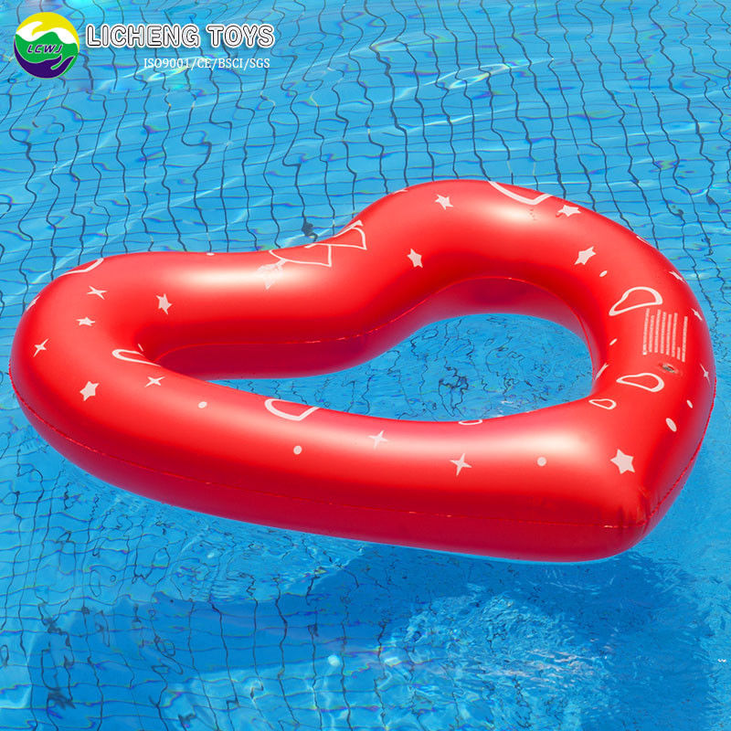 1.5M Wasserschwimmer Kinder Aufblasring Liebe Herz Pool Pool Schwimmer für Erwachsene
