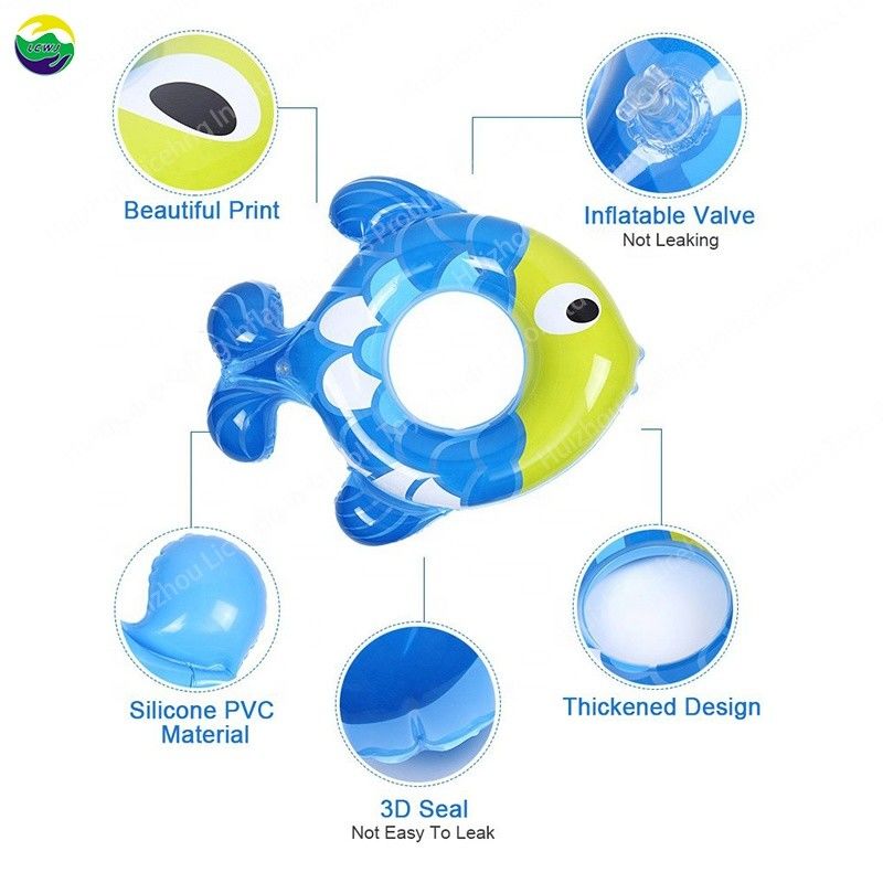0.25mm aufblasbares Außenbecken Schwimmbad Fischbecken Spielzeug Schwimmbad Wasser Floß 8,7in