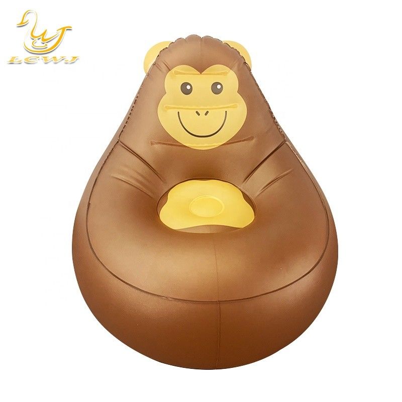 PVC Aufblasemöbel 85 X 70 X 60cm Lazy Recliner Sofa mit LED-Licht