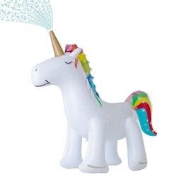Großes aufblasbares Sprinkler-Spielzeug in Einhornform