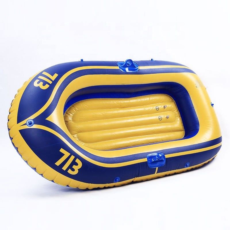 2 bis 4 Personen PVC aufblasbare Fischerboot für Wasserspiele 2 Personen Fischerflotte