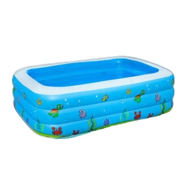 Großes PVC-Schwimmbad mit aufblasbarem Schwimmbad