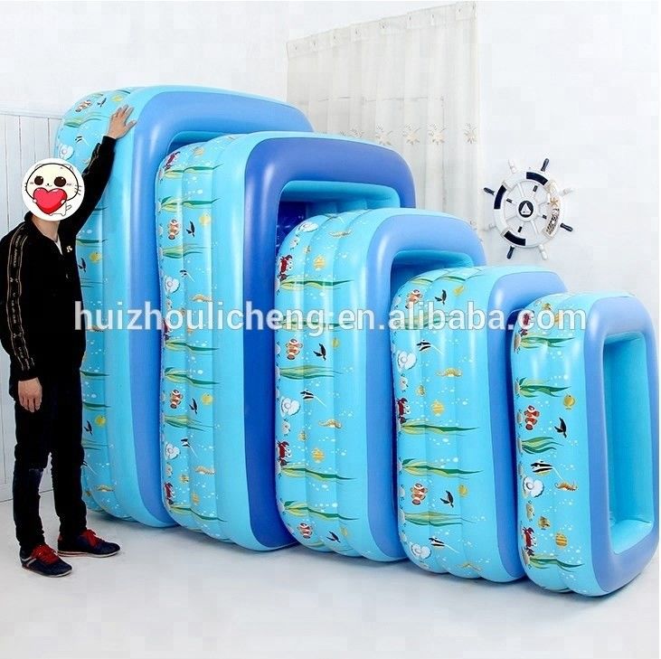 Großes PVC-Schwimmbad mit aufblasbarem Schwimmbad