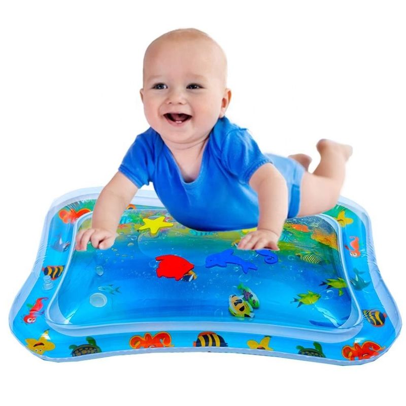 66 X 50 cm Wasserspielzeug für Säuglinge Odm 3 bis 12 Monate Baby aufblasbare Bauchzeit Wassermatte