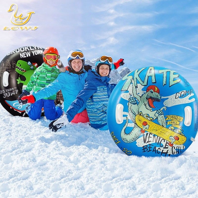 Einhorn Donut Dinosaurier Schlitten Blow Up Sport Schwerlast Schlitten Schnee Tube