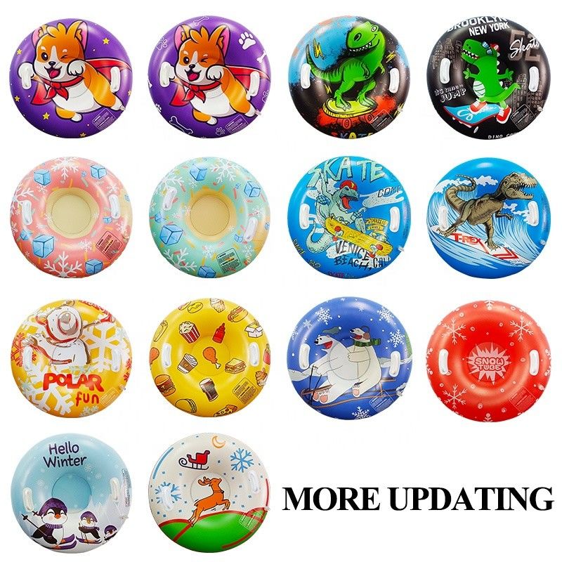 Einhorn Donut Dinosaurier Schlitten Blow Up Sport Schwerlast Schlitten Schnee Tube