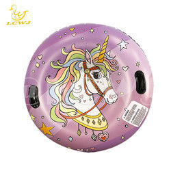 Einhorn Donut Dinosaurier Schlitten Blow Up Sport Schwerlast Schlitten Schnee Tube
