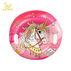 Einhorn Donut Dinosaurier Schlitten Blow Up Sport Schwerlast Schlitten Schnee Tube