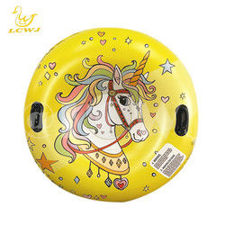 Einhorn Donut Dinosaurier Schlitten Blow Up Sport Schwerlast Schlitten Schnee Tube