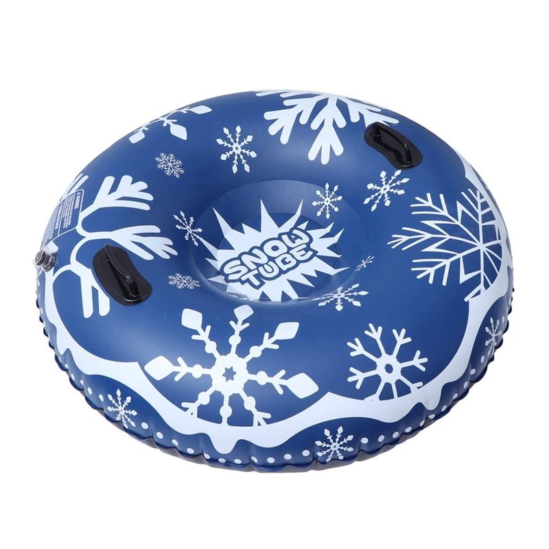 Schnee für Erwachsene Aufblasbare Schnee-Spielzeuge Aufblasbare Schlittenröhre Luft Schnee-Schlitten 0,58 mm 0,38 mm