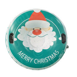 Aufblasbare 300 kg Schleppbare Schneeschlitten Weihnachtsschlitten Schwerlast Schlittenrohr PVC 0,6mm