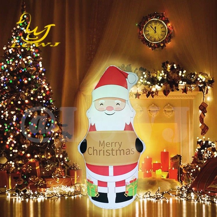 LC Blow Up Bopper Yard Dekoration Weihnachten Aufblasbare Weihnachtsmann Dekorationen mit LED-Licht