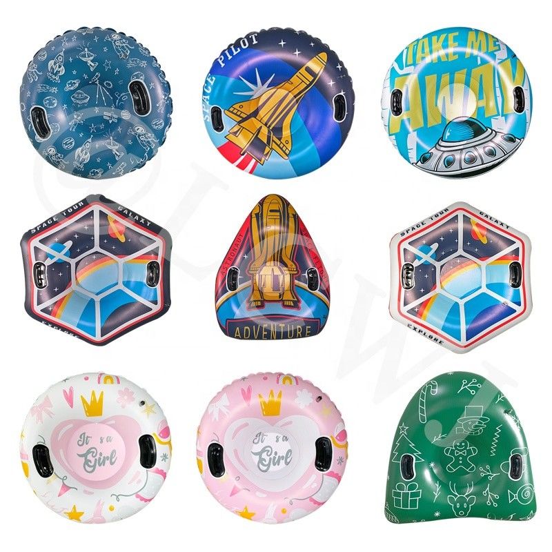 UFO-Raum aufblasbare Schnee-Spielzeuge aufblasbare Schlauchröhre für Schlitten-Winterspielzeuge 47in
