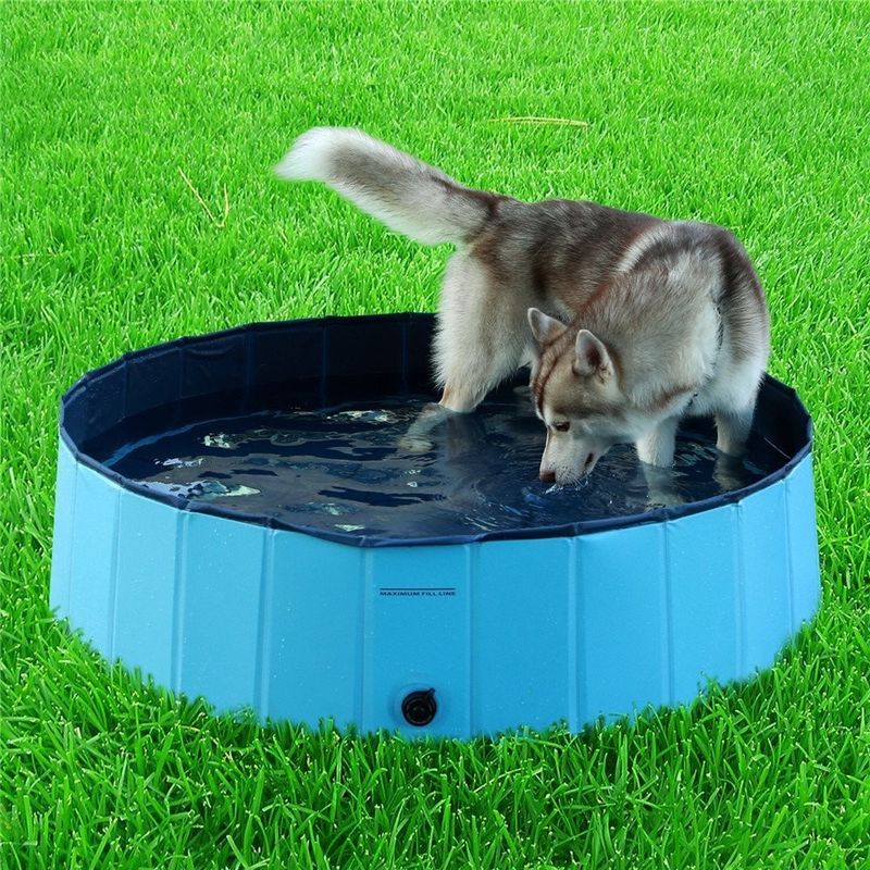 Reinigungswerkzeug 120cm Tragbare Hundebadewanne für Zuhause Klappbecken