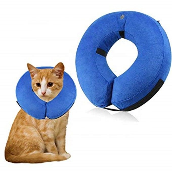 Katzenkegel aufblasbare Haustierkragen kundenspezifische Größe Weiches Wiederherstellungskragen für Katzen