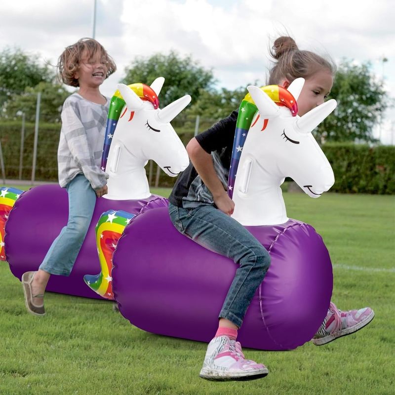Einhörnchen und Dino Sprung-Spielzeug aufblasbare Fahrt auf Bouncer Hopper Pferd für die Leistung