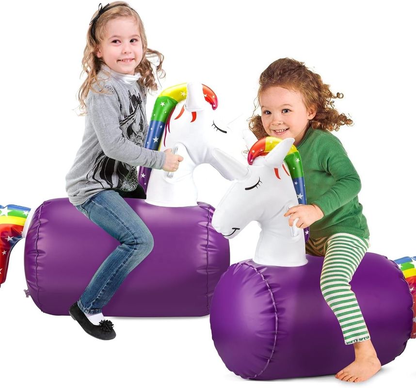 Einhörnchen und Dino Sprung-Spielzeug aufblasbare Fahrt auf Bouncer Hopper Pferd für die Leistung