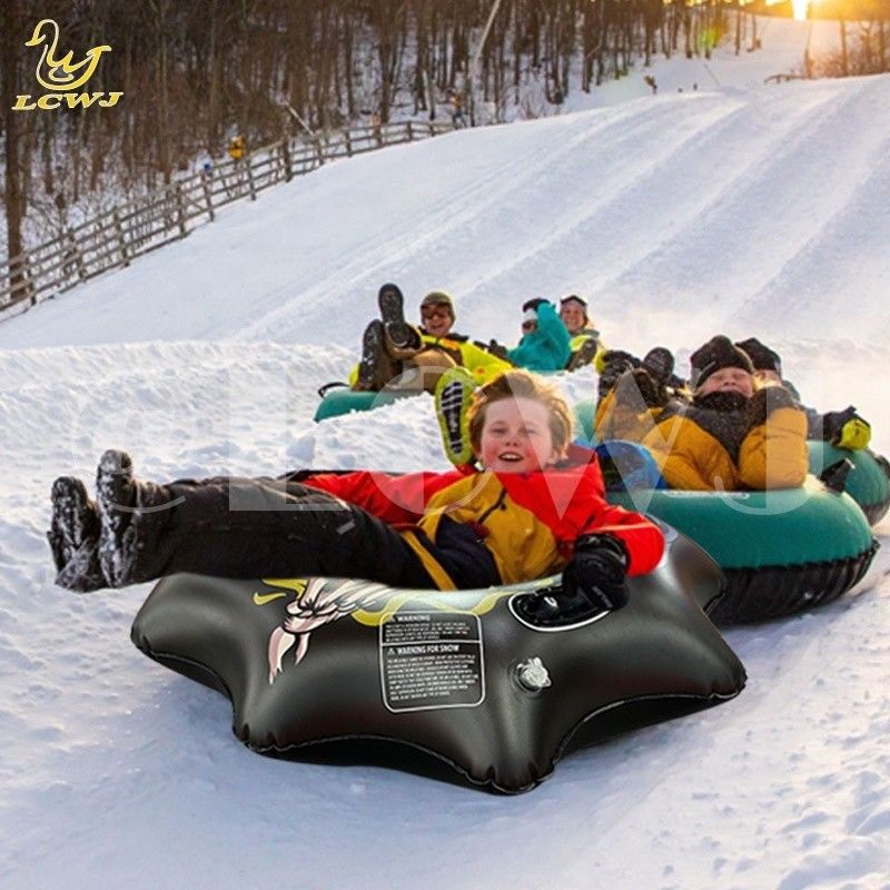 16p PVC Verdickung aufblasbare Schneetube mit robusten Griffe und angepasste Farbe